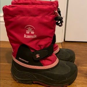 Kamik pink winter boots